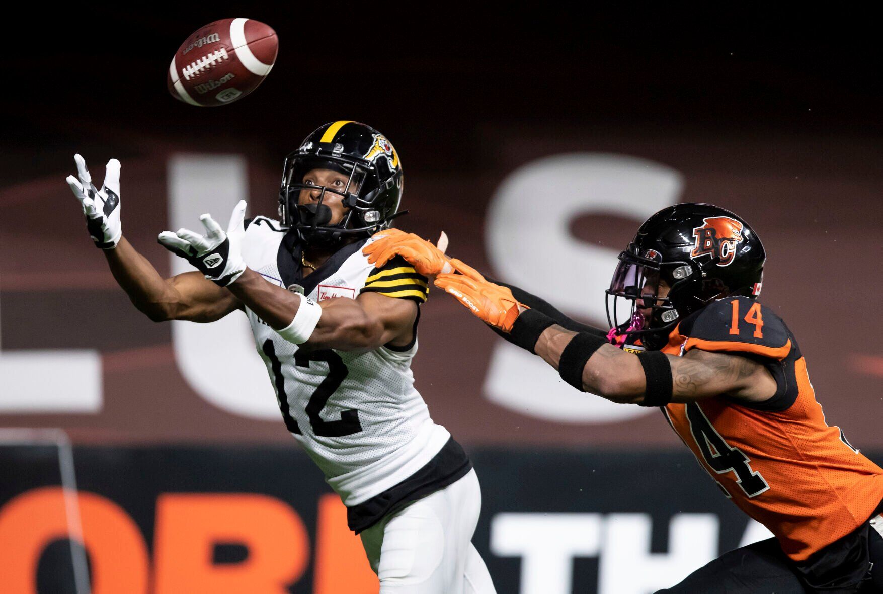 APTOPIX CFL Tiger Cats Lions Football